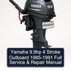 Yamaha 9.9hp 4 Stroke Outboard 1985-1991 Full Service & Repair Manual