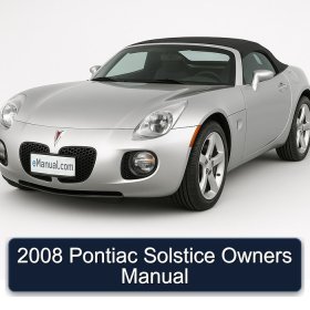 2008 Pontiac Solstice Owners Manual