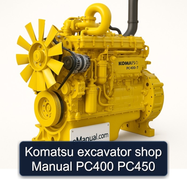 Komatsu excavator shop Manual PC400 PC450