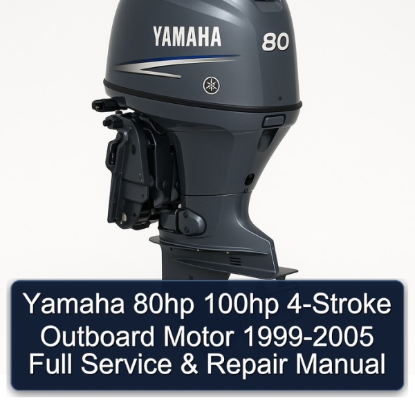 Yamaha 80hp 100hp 4-Stroke Outboard Motor 1999-2005 Full Service & Repair Manual