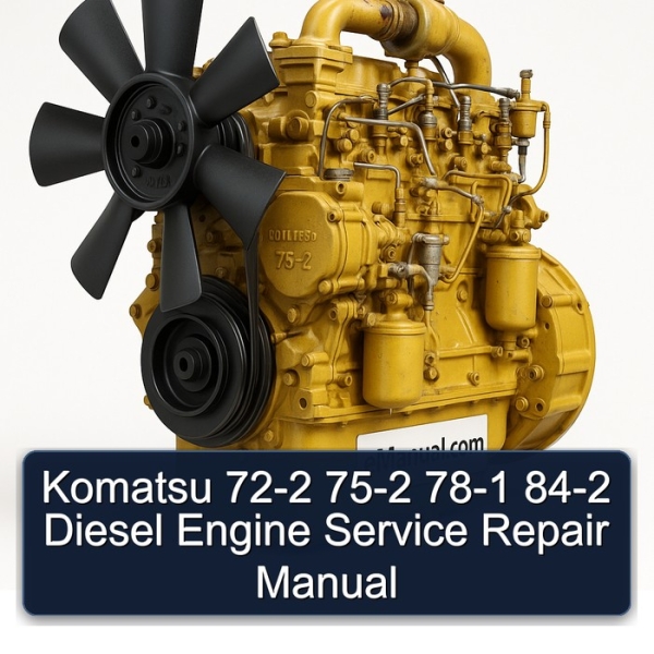 Komatsu 72-2 75-2 78-1 84-2 Diesel Engine Service Repair Manual