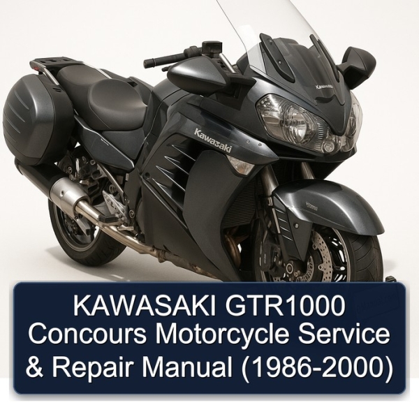 KAWASAKI GTR1000 Concours Motorcycle Service & Repair Manual (1986-2000)