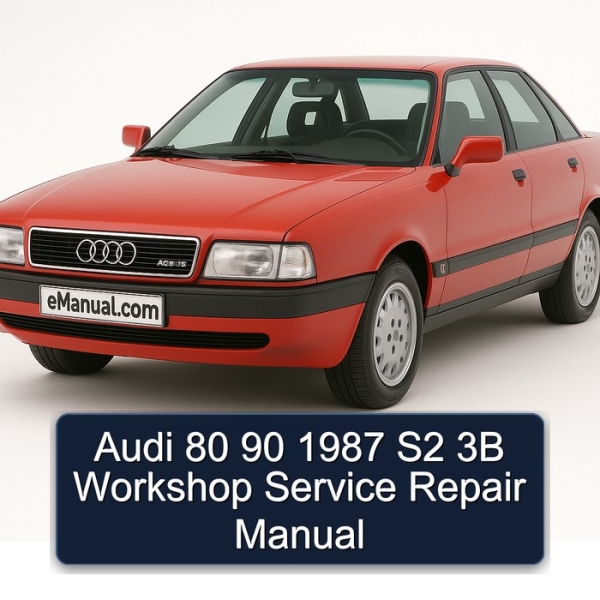 Audi 80 90 1987 S2 3B Workshop Service Repair Manual
