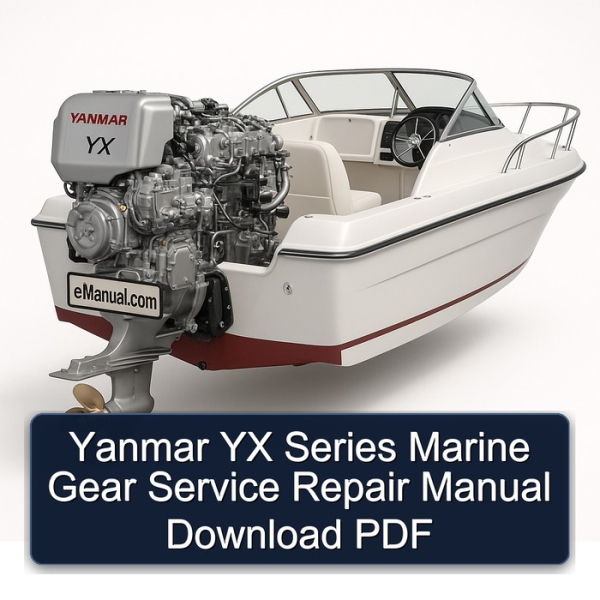 Yanmar YX Series Marine Gear Service Repair Manual Download PDF