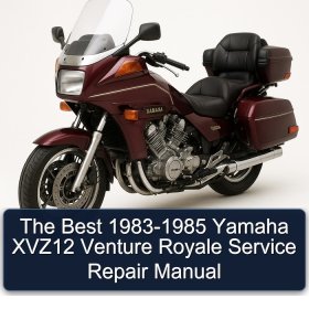 The Best 1983-1985 Yamaha XVZ12 Venture Royale Service Repair Manual