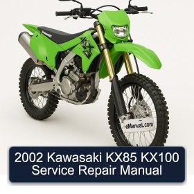 2002 Kawasaki KX85 KX100 Service Repair Manual