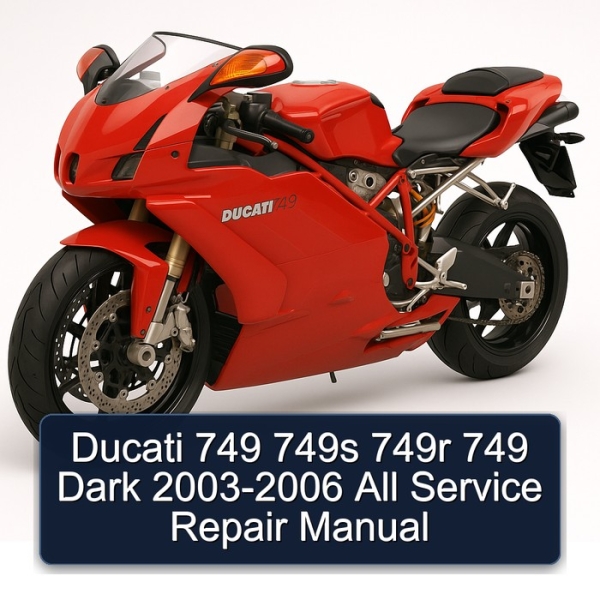 Ducati 749 749s 749r 749 Dark 2003-2006 All Service Repair Manual