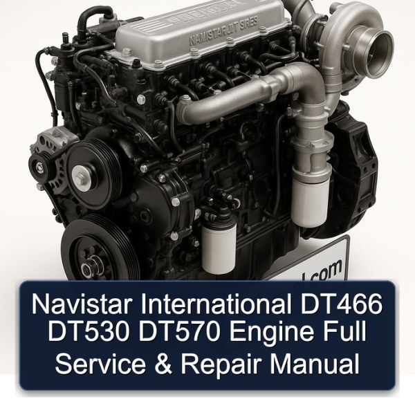 Navistar International DT466 DT530 DT570 Engine Full Service & Repair Manual