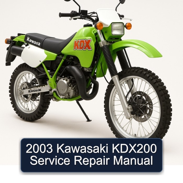 2003 Kawasaki KDX200 Service Repair Manual