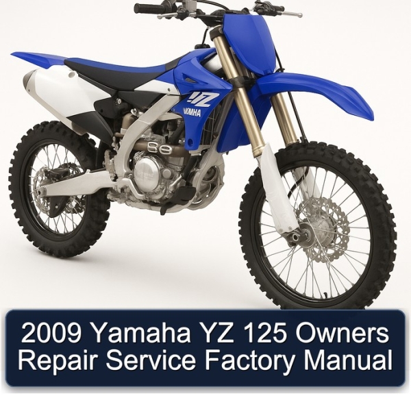 2009 Yamaha YZ 125 Owners Repair Service Factory Manual