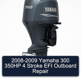 2008-2009 Yamaha 300 350HP 4 Stroke EFI Outboard Repair