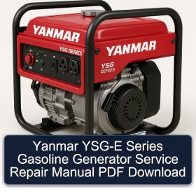 Yanmar YSG-E Series Gasoline Generator Service Repair Manual PDF Download