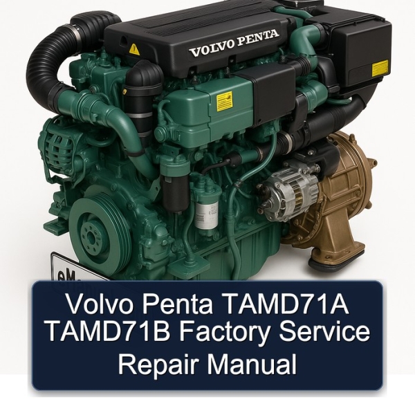 Volvo Penta TAMD71A TAMD71B Factory Service Repair Manual