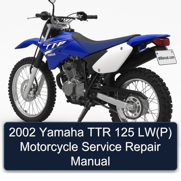 2002 Yamaha TTR 125 LW(P) Motorcycle Service Repair Manual