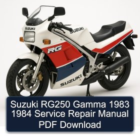Suzuki RG250 Gamma 1983 1984 Service Repair Manual PDF Download