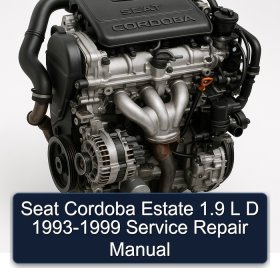 Seat Cordoba Estate 1.9 L D 1993-1999 Service Repair Manual