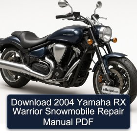 Download 2004 Yamaha RX Warrior Snowmobile Repair Manual PDF