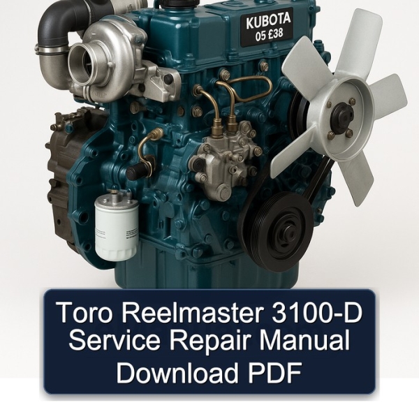 Toro Reelmaster 3100-D Service Repair Manual Download PDF