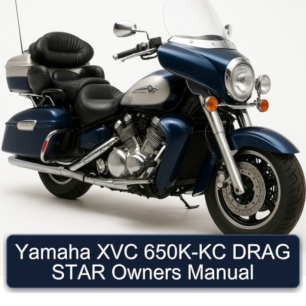 Yamaha XVC 650K-KC DRAG STAR Owners Manual