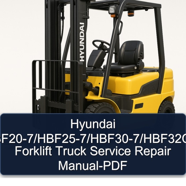 Hyundai HBF20-7/HBF25-7/HBF30-7/HBF32C-7 Forklift Truck Service Repair Manual-PDF