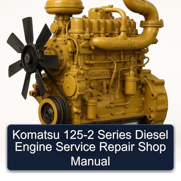 Komatsu 125-2 Series Diesel Engine Service Repair Shop Manual