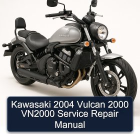 Kawasaki 2004 Vulcan 2000 VN2000 Service Repair Manual