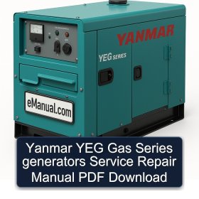 Yanmar YEG Gas Series generators Service Repair Manual PDF Download