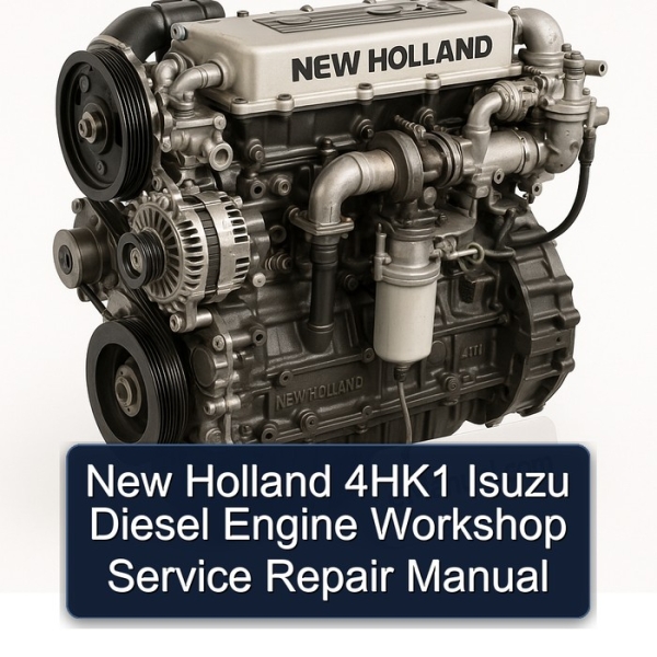 New Holland 4HK1 Isuzu Diesel Engine Workshop Service Repair Manual