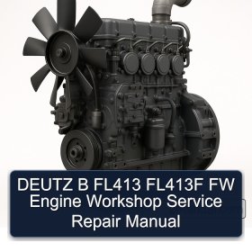 DEUTZ B FL413 FL413F FW Engine Workshop Service Repair Manual