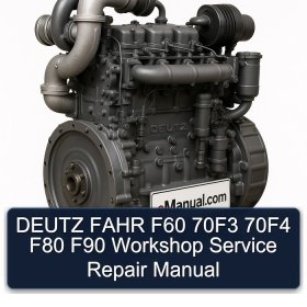 DEUTZ FAHR F60 70F3 70F4 F80 F90 Workshop Service Repair Manual