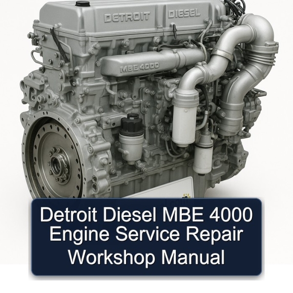 Detroit Diesel MBE 4000 Engine Service Repair Workshop Manual