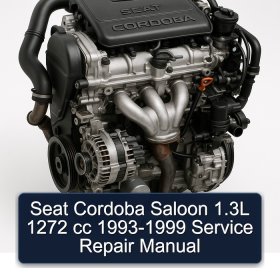 Seat Cordoba Saloon 1.3L 1272 cc 1993-1999 Service Repair Manual