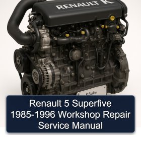 Renault 5 Superfive 1985-1996 Workshop Repair Service Manual