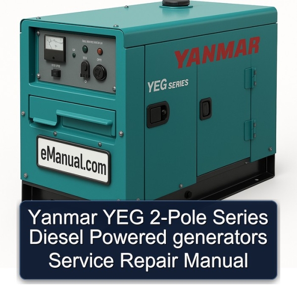 Yanmar YEG 2-Pole Series Diesel Powered generators Service Repair Manual