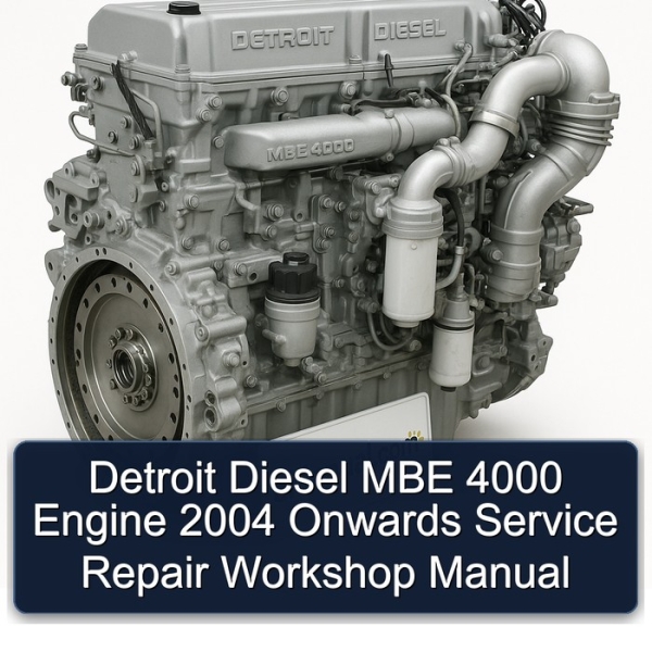 Detroit Diesel MBE 4000 Engine 2004 Onwards Service Repair Workshop Manual