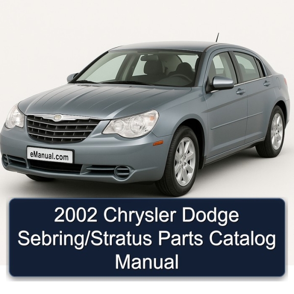 2002 Chrysler Dodge Sebring/Stratus Parts Catalog Manual