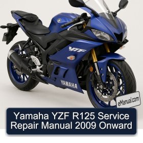 Yamaha YZF R125 Service Repair Manual 2009 Onward