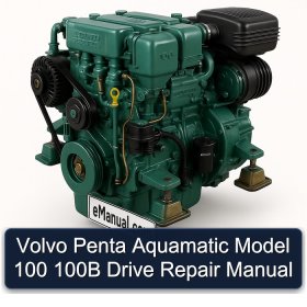 Volvo Penta Aquamatic Model 100 100B Drive Repair Manual