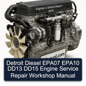 Detroit Diesel EPA07 EPA10 DD13 DD15 Engine Service Repair Workshop Manual