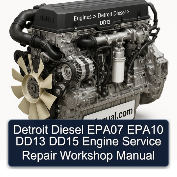 Detroit Diesel EPA07 EPA10 DD13 DD15 Engine Service Repair Workshop Manual