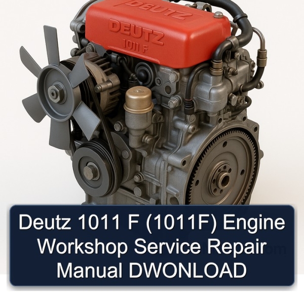 Deutz 1011 F (1011F) Engine Workshop Service Repair Manual DWONLOAD