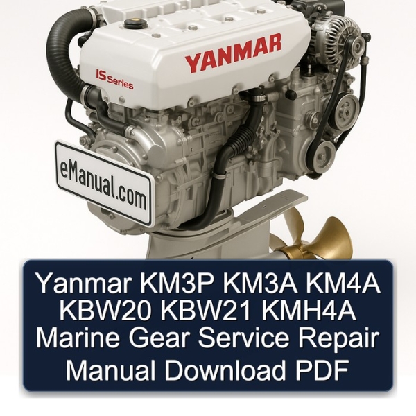 Yanmar KM3P KM3A KM4A KBW20 KBW21 KMH4A Marine Gear Service Repair Manual Download PDF