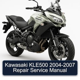 Kawasaki KLE500 2004-2007 Repair Service Manual