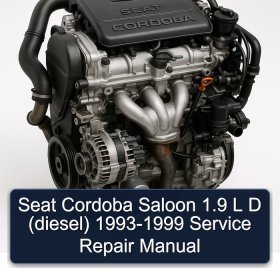 Seat Cordoba Saloon 1.9 L D (diesel) 1993-1999 Service Repair Manual