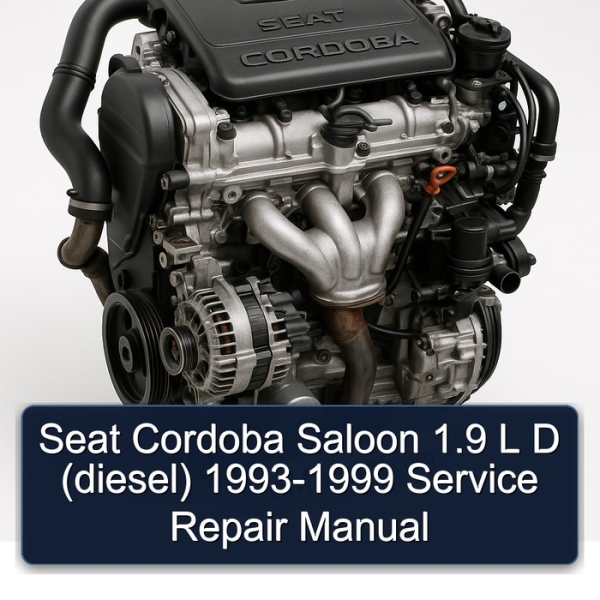 Seat Cordoba Saloon 1.9 L D (diesel) 1993-1999 Service Repair Manual