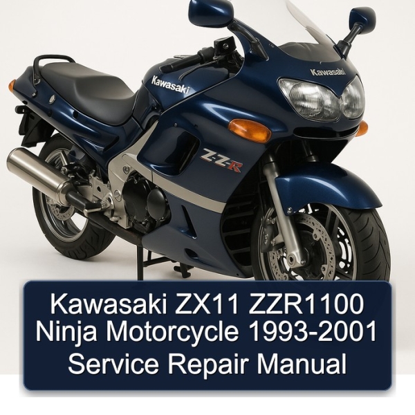 Kawasaki ZX11 ZZR1100 Ninja Motorcycle 1993-2001 Service Repair Manual