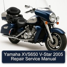 Yamaha XVS650 V-Star 2005 Repair Service Manual