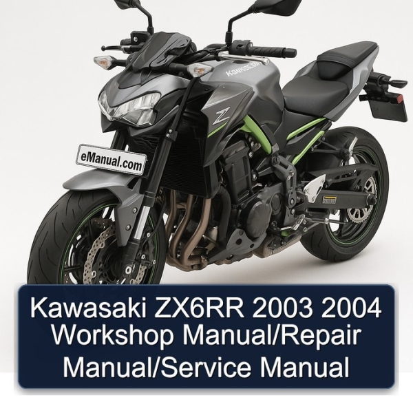 Kawasaki ZX6RR 2003 2004 Workshop Manual/Repair Manual/Service Manual