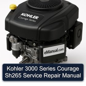 Kohler 3000 Series Courage Sh265 Service Repair Manual