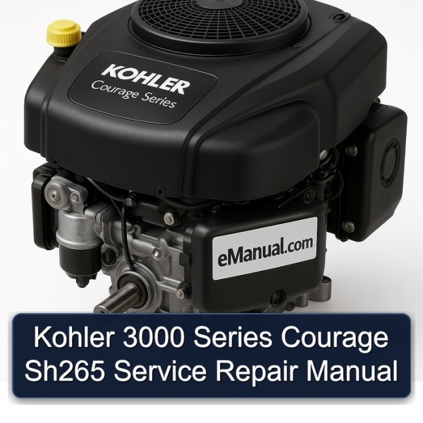 Kohler 3000 Series Courage Sh265 Service Repair Manual